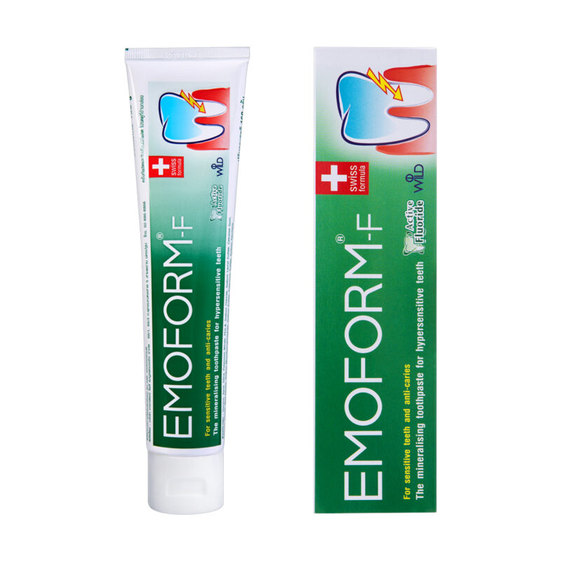 อีโมฟอร์ม ยาสีฟันลดเสียวฟัน สูตร F รสมิ้นท์ Emoform toothpaste